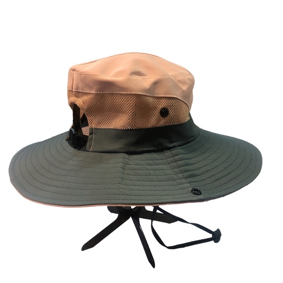 Sunshade Women’s Wide Brim Fishing Hat Vented Adjustable Strap Floppy - Picture 2 of 6